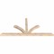 Ekena Millwork Richland Smooth Timber Gable Bracket, Douglas Fir, 84"W x 38"H x 3 1/2"D x 3 1/2"F, 11/12 Pitch GBW084X38X0404RIC00SDF - alternate 3